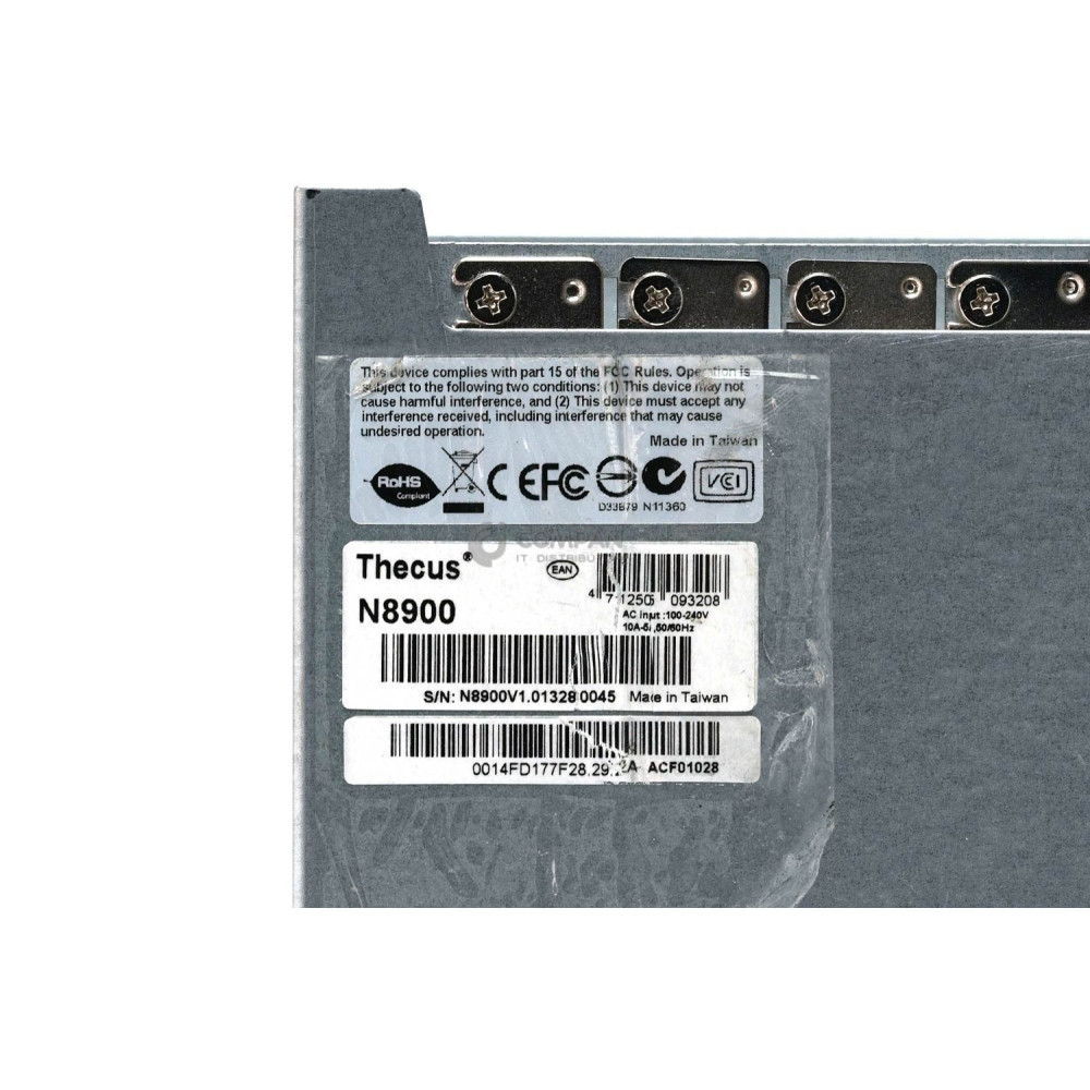 THECUS N8900 8-BAY 3.5'' LFF NAS SERVER